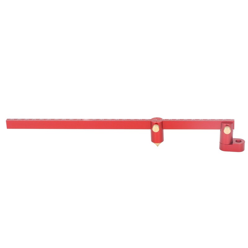 Adjustable 300mm Circle Ruler Woodworking Scribing Gauge Aluminum Alloy for