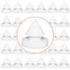 Aifeier ET 30 Pieces Rubber Door Silencer Hinge Outlet Anti