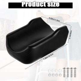 Roller Armrest Pads,Universal Replacement Armrest Pads for Upright Walkers,Ergonomic Arm Support Pads for Upright Walkers and Standing Walkers 2PCS