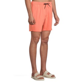 O'Neill Men's Standard Lennox Hermosa Solid Volley 17 Boardshorts, Peach Echo