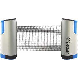 Fox Nets Unisex's Fox TT Retractable Table Tennis Net, Multi-Coloured, One Size
