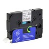 2 x Font Tape Compatible for Brother TZ-131 TZ131 Bk/Clear