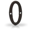 Basic Fundamentals 3-Inch Cast Iron Numbers for Wall and Mailbox