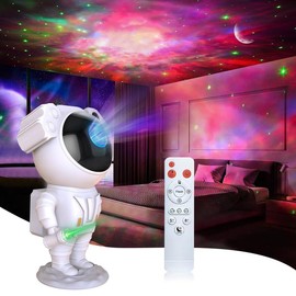 Star Projector,Galaxy Night Light,Astronaut Starry Nebula Ceiling  with Timer and Remote, Gift for Kids Adults for Bedroom, Birthdays,Christmas, Valentine's Day Portable WiFi