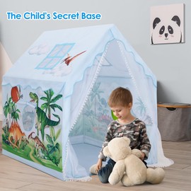 Kids Tent Toddler Playhouse for Boys Girls,Large and Foldable Kids Playtents with Windows,Portable and Lightweight Play Tent Indoor&Outdoor Gift for Children