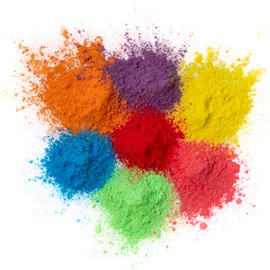 Kulture Khazana All Natural, Washable, Biodegradable, Holi Non-Toxic Color Powder 100gm Pack of 20, Perfect for Color Play