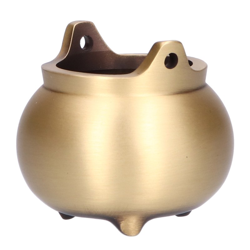 Mini Incense Burner Copper 3 Legs Incense Stick Holder for
