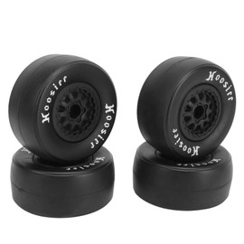 RC Wheels Tires, 4Pcs 1/10 Scale Plastic Wheel Hubs for 1/10 Off Road Remote Control Car Upgrade Parts 1/10 Rc Tires