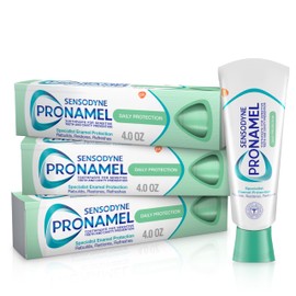 Sensodyne Pronamel Sensodyne Pronamel Daily Protection Enamel Toothpaste for Sensitive Teeth, to Reharden and Strengthen Enamel, Mint Essence - 4 Ounce (Pack of 3)