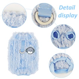 ACTOYS Dog Jumper, Small Dogs, Dog Jumper, Medium Dogs, Winter Warm Dog Jumper, Cat Jumper, Dog Clothing for Small Medium Dogs and Cats