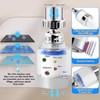 Huucozn Pack of 3 Water Filter Tap 360° Tap Filter