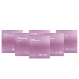 Unknown 아로셀 슈퍼 콜라겐 마스크팩 4매 6세트 Arosel Super Collagen Mask Pack 4 Sheets 6 Sets