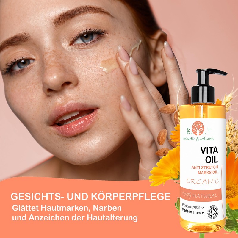 Vita Oil Anti Stretch Marks: Stretch Marks, Firming Body Oil,