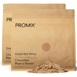 ProMix Nutrition Whey Protein Powder, Chocolate Peanut Butter - Grass-Fed & 100% All Natural - ­Post Workout Fitness & Nutrition Shakes, Smoothies, Baking & Cooking Recipes - 5 Pound (Pack of 2)