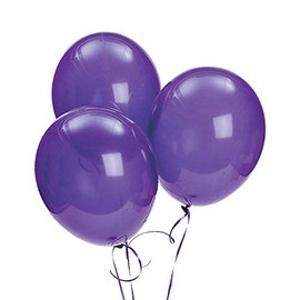 Bulk Quartz Purple Latex Balloons, 11 inch - Set of 144 - Party and Event Decor