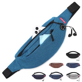 TINYAT Fanny Pack for Women Fashion Fanny Pack 3 Zipper Pockets Waist Bag Crossbody Bag Casual Fanny Pack for Travel Hiking Cycling Party TY2016, Green/2003, Campaigns