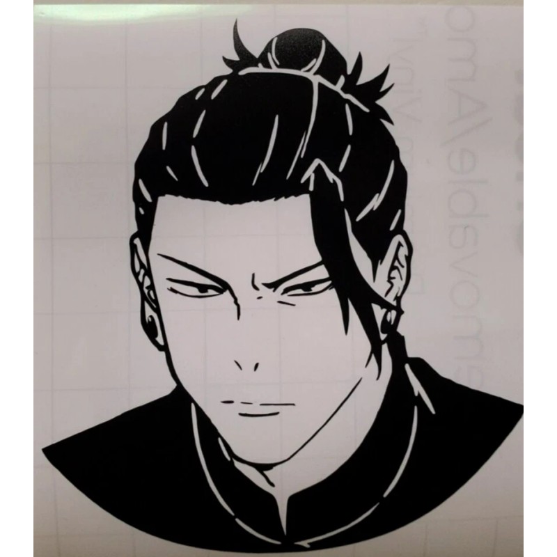 Jujutsu Kaisen Suguru Geto Sticker Vinyl Decal Windows, Laptops Waterproof!