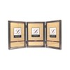 Lawrence Frames Bead Border Design, 5x7 Triple, Pewter