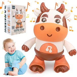 ASVEL Juguete Músical para Gatear, Juguetes Interactivos para niña y niño con 20 Música y Luces, Juguetes educativos de Aprendizaje Interactivo, Mueve automáticamente para Evitar los obstáculos