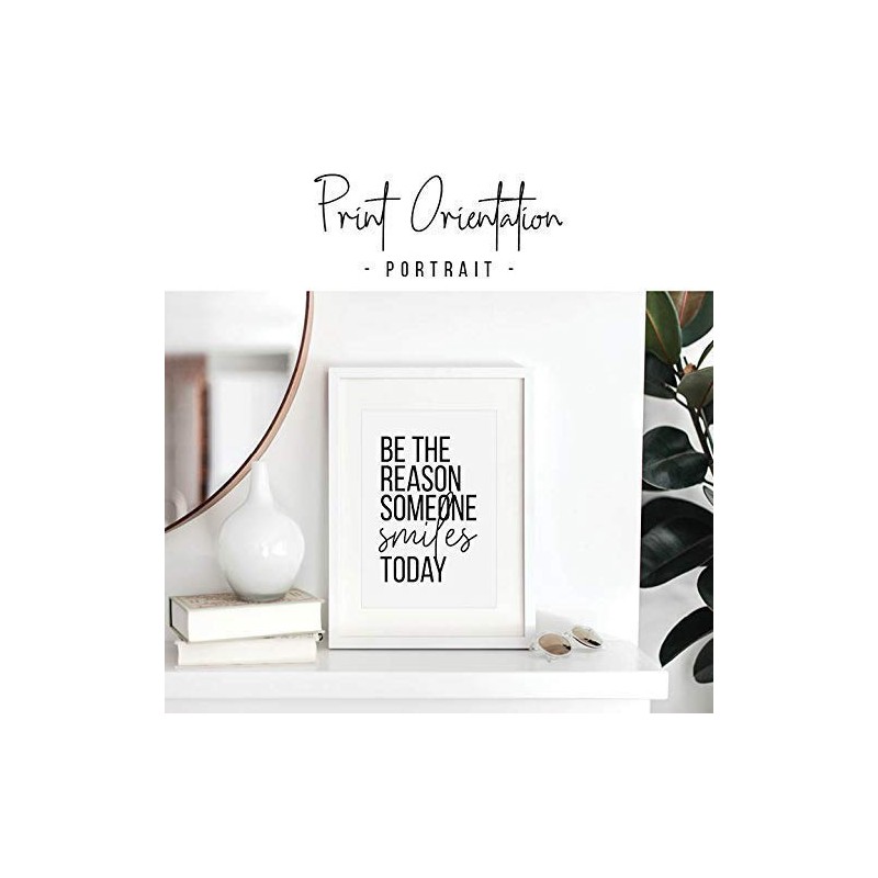 Be the Reason Someone Smiles Today Print, Unframed