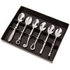 susurrus Jean Dubost Créations 96001 Box of 6 Mocha Spoons