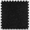 FloorPops FPR4267 Rubber Interlocking Floor Tiles, Basalt
