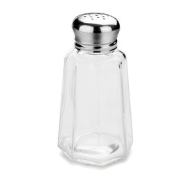 New Star Foodservice 22186 Glass Salt and Pepper Shaker with Stainless Steel Mushroom Top, 2-Ounce, Set of 12