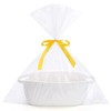 SweetMemo Gift Basket Empty with Handles, 12x8x5 inch - Small