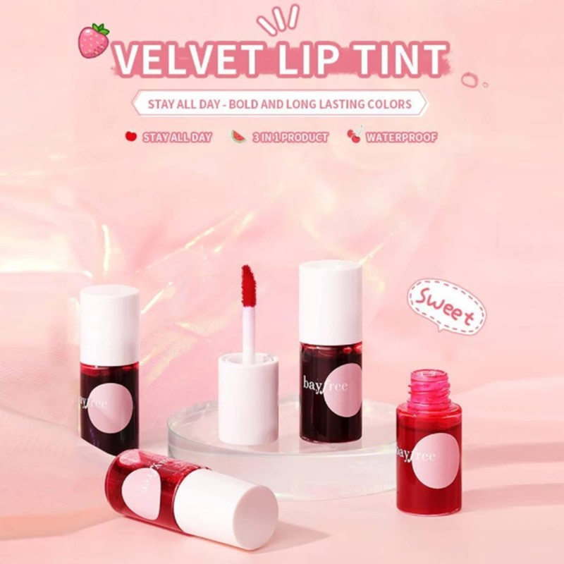 3 in 1 Lip and Cheek Colour, Liquid Mini Lipstick,