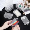 BENECREAT 12Pcs Acrylic Storage Boxes with Lids, 3.9x2.4x1.2 Inch Rectangle