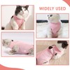 Cat Recovery Suit Post Surgery Bodysuit for Cats, Elizabethan Collar