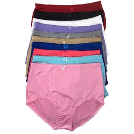 Peachy Panty Women's Pack of 6 High-Rise Girdle Panties High-Waist Tummy Control Girdle Panties (X-Large)