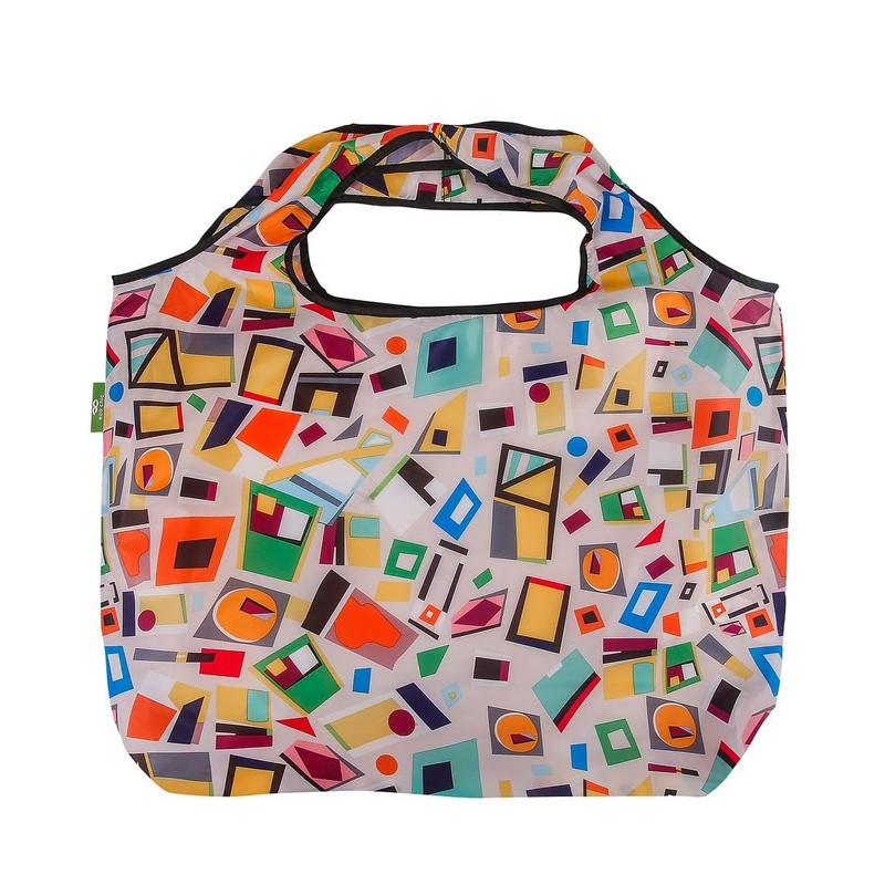 ECO CHIC Foldable Reusable Large Recycled Grocery Bags Lightweight Shopping