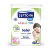 Septona Calm n' Care Baby Cleansing Pads 100% Cotton, 50pcs
