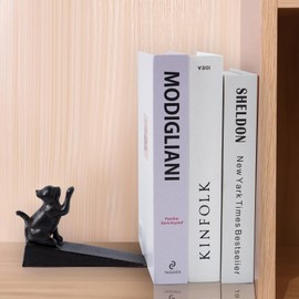 Notakia Cat Door Stopper Heavy Duty Rustic Cast Iron Cute Door Stopper Decorative Door Stop Vintage Metal Door Wedges for Home Office Commercial Industrial Use (Cat 1Pcs)