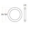 sourcing map Nitrile Rubber O-Rings 95mm OD 88.8mm ID 3.1mm