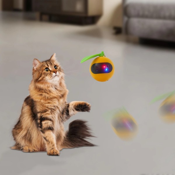 Electric Rolling Smart Cat Dog Toy Interactive Ball Rechargeable With