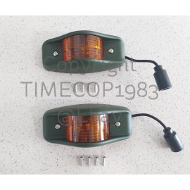 Military HUMVEE SIDE MARKER LIGHT (2) LED AMBER Military truck 24V HMMWV M35A2 5Ton LMTV