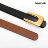KASBAH Women's Reversible Belts Skinny Faux Leather Belt for Jeans