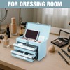 WORKPRO Portable Mini Tool Box, 2 Drawers Metal Tool Chest