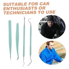 GRIRIW 1 Set Car Window Tint Tool Kit with Hooks Picks Digging Tools for Efficient Sticker Removal Film Application for Car Tinting Sticker Installation