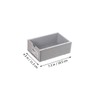 BIUDECO Storage Boxes 2pcs Desktop Stackable Storage Cases Pull-out Drawers