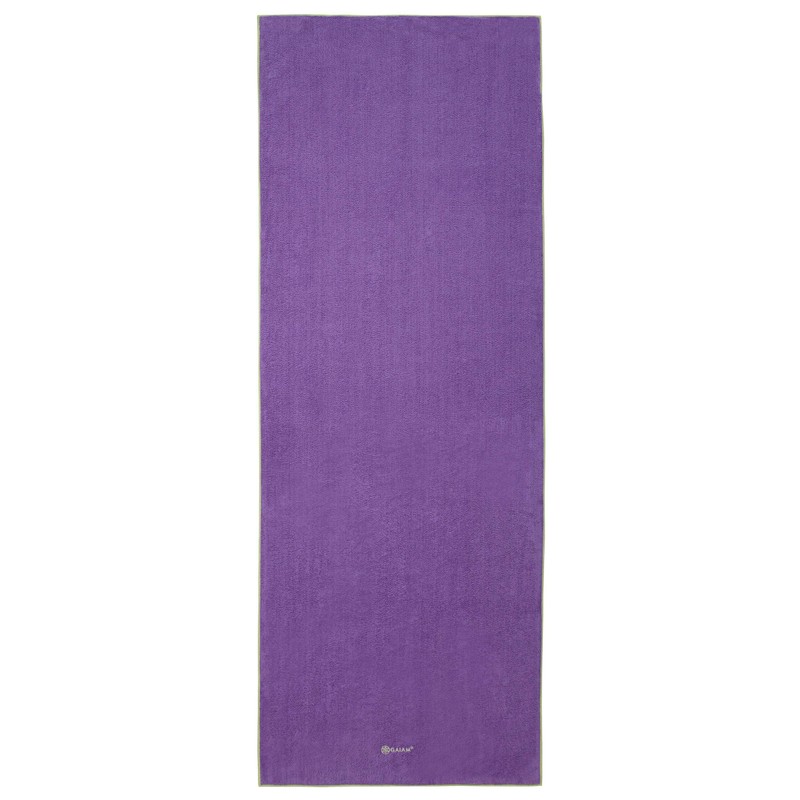 Gaiam Stay Put Yoga Towel Mat Size (Fits Over Standard