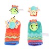 Baby Wrist Rattle Socks Set Soft Cute Cartoon Animal Hand