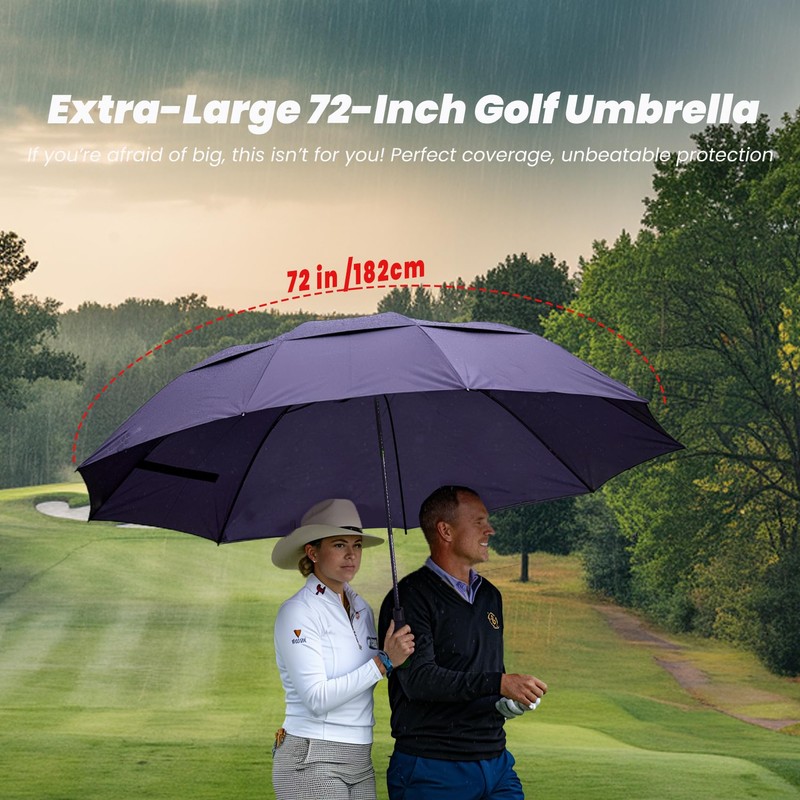 Baraida Golf Umbrella Large 62/68/72 Inch, Extra Large Oversize Double