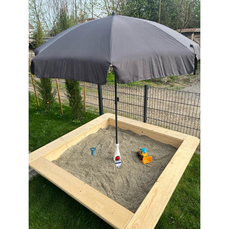 Krinner Vario Drill Parasol Stand Parasol Holder Ground Dowel Red
