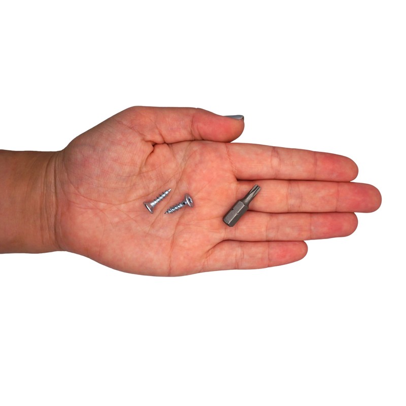 SKIR'CO (300 pcs) Zinc Plated Steel Wood Screws 4.0 x
