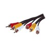 Tecline 3 x RCA 3 x RCA 3 x RCA 3 x RCA Audio Cable Black 65002