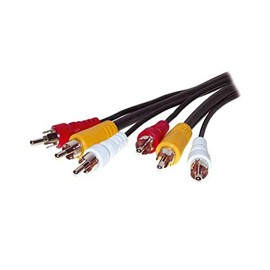 Tecline 3 x RCA 3 x RCA 3 x RCA 3 x RCA Audio Cable Black 65002