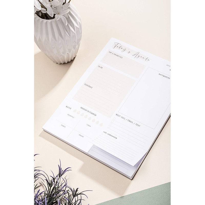 Scribble & Dot® Daily Planner Pad - 140gsm Desk Pad